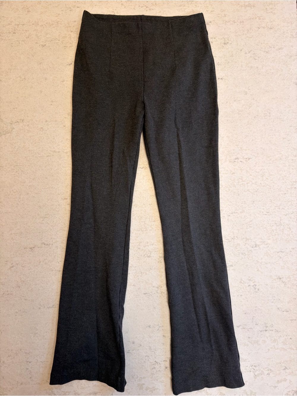 Express Dark Grey High Waisted Split Hem Pants Size M